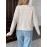 Elegant Women'S Cardigan - Long Sleeve, Round Neck, Button-Up with Eyelet Details, Solid Color, Perfect for Fall/Winter, Stylish Layering Piece, Stylish Layering Piece|Elegant Knitwear|Buttonup Closure