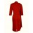 Solid Color Pleated Asymmetrical Dress, Elegant 3/4 Sleeve Bodycon Dress For Office & Work, Women's Clothing