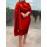 Solid Color Pleated Asymmetrical Dress, Elegant 3/4 Sleeve Bodycon Dress For Office & Work, Women's Clothing