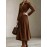 Women'S Vintage-Inspired Corduroy Dress - Long Sleeve, Button-Front Closure, Flared Hem, Solid Color, Casual Fall/Winter Wear, Versatile for Casual & Formal Occasions, Casual Attire, Casual Outfit, Elegant Long Dress For Women, Long Dress For Women