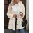Plus Size - Plus Size, Women'S Plus Size Elegant Hooded Coat - Winter Outerwear with Luxurious Fur-like Appearance, Warm Thickened Jacket for Cold Weather, Cozy Formal & Everyday Outfits - Easy-Care Fashion Outerwear, Ladies Winter Coats, Cold Weather Apparel, Durable Warm Fabric