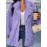 Plus Size - Women'S Plus Size Elegant Furry Coat - Long Sleeve Winter Jacket with Plush Fur Trim, Solid Color Design for Fall/Winter, Casual & Formal Outfits - Easy Care Hand Washable Outerwear